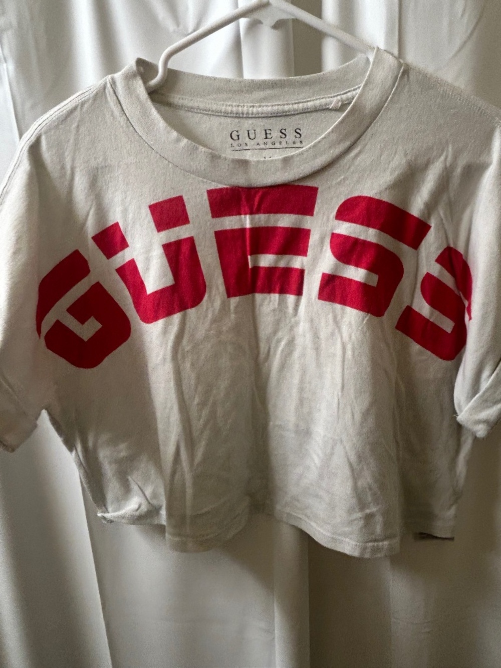 Vintage Guess Logo Crop Top